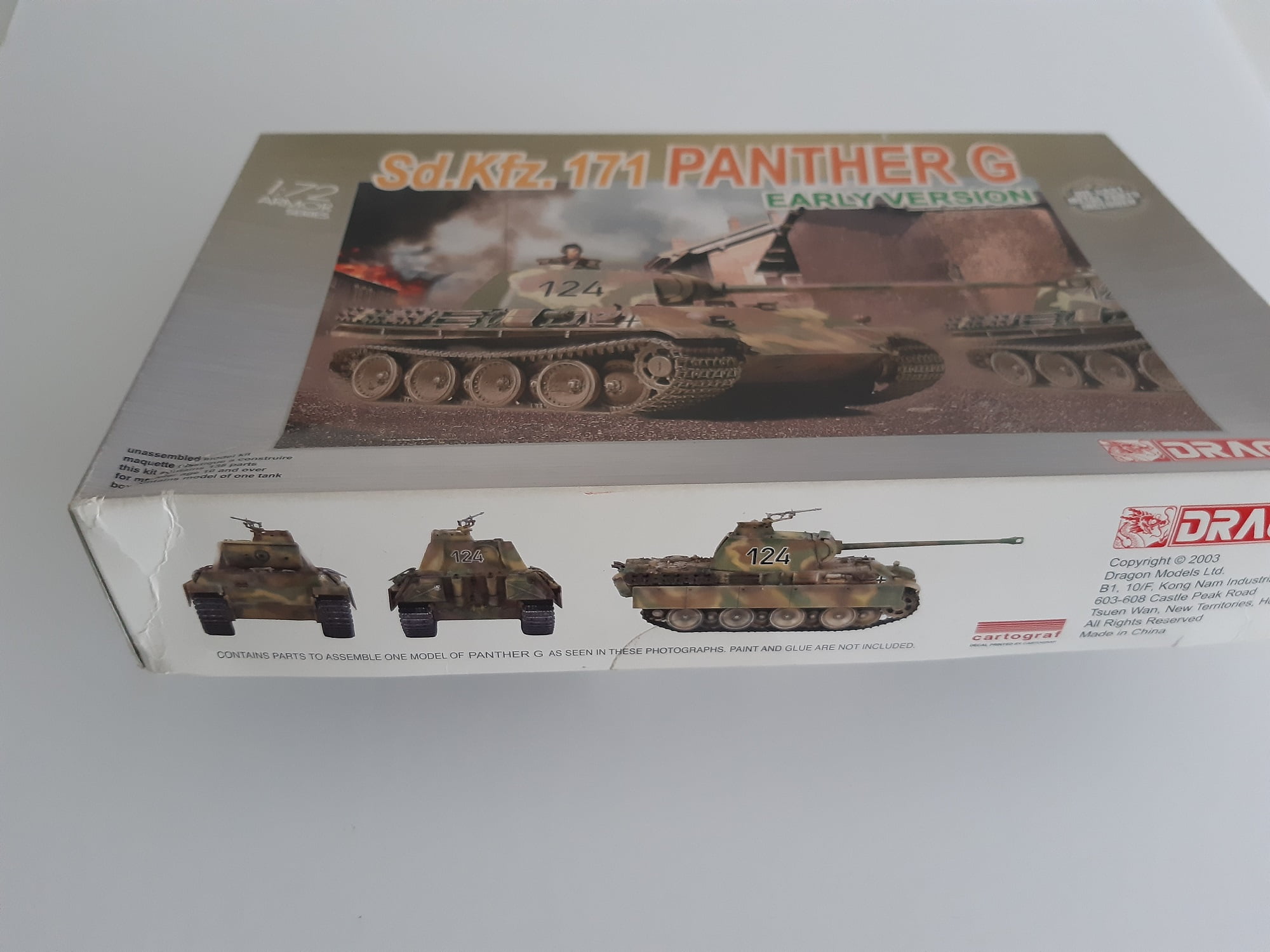 Dragon 1/72 Sd Kfz 171 Panther G Early Version