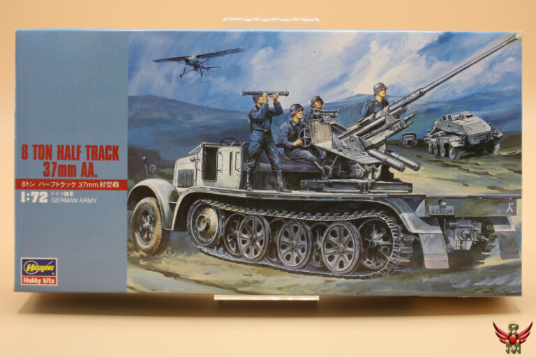 Hasegawa 1/72 8 ton Half Track 37mm AA