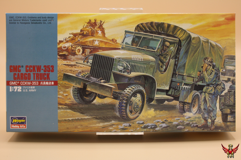 Hasegawa 1/72 GMC CCKW-353 Cargo Truck