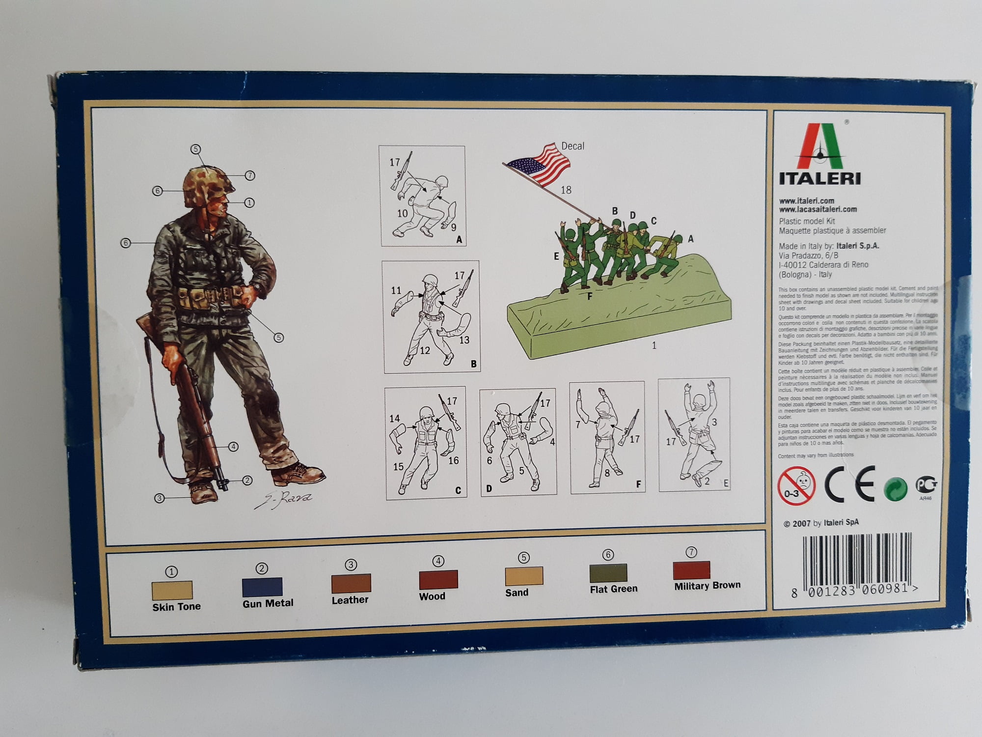 Italeri 1/72 Iwo Jima Flag Raisers