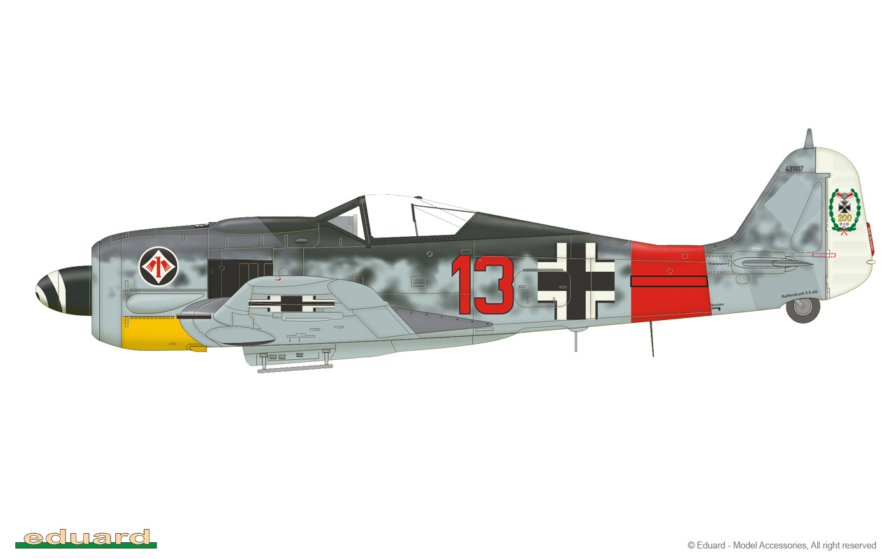 Eduard 1/48 Fw 190A-7