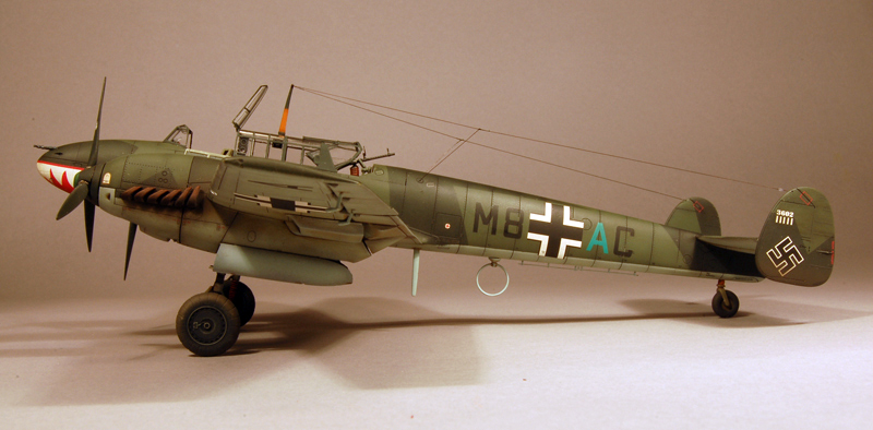 Eduard 1/48 German WWII Heavy Fighter Bf 110C Messerschmitt