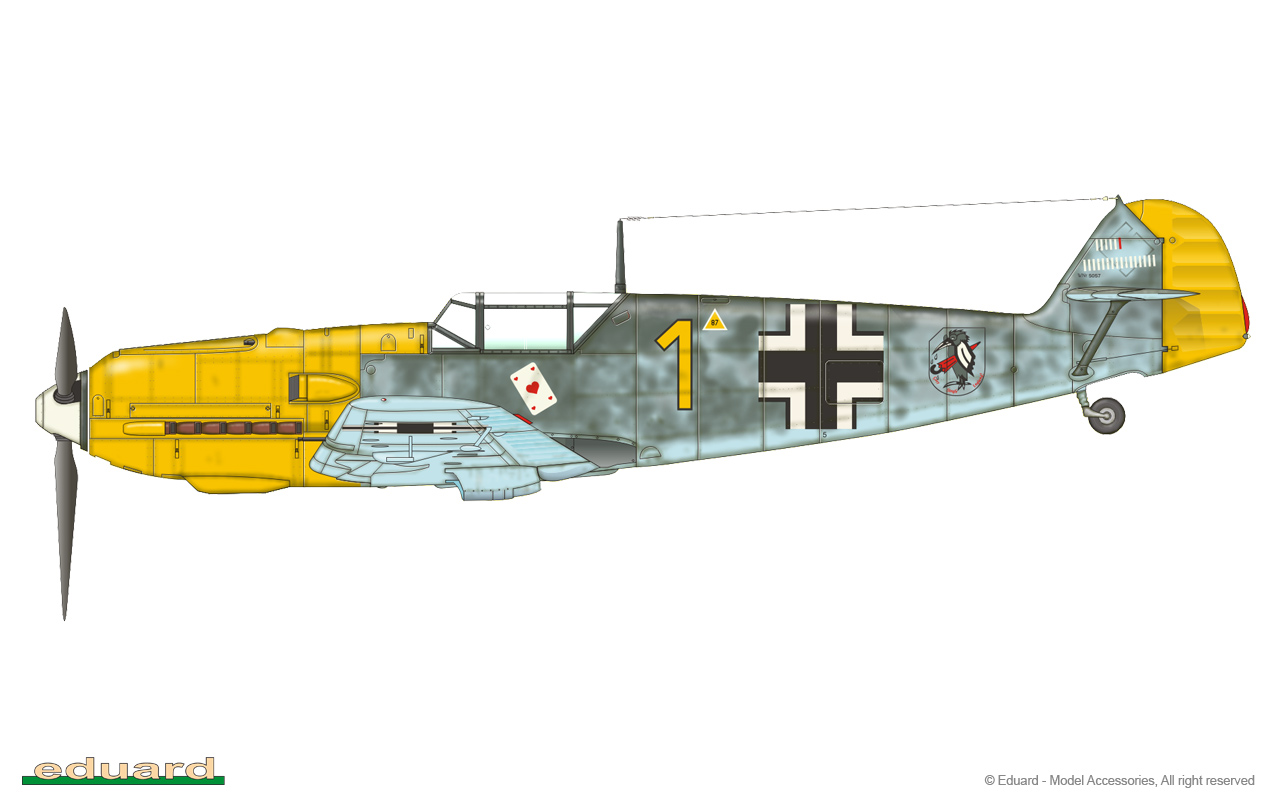 Eduard 1/48 Geman Bf 109E-3 Messerschmitt