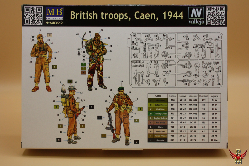 Master Box 1/35 British Troops Caen 1944
