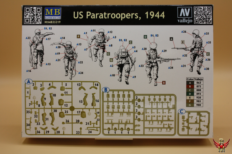 Master Box 1/35 US Paratroopers 1944