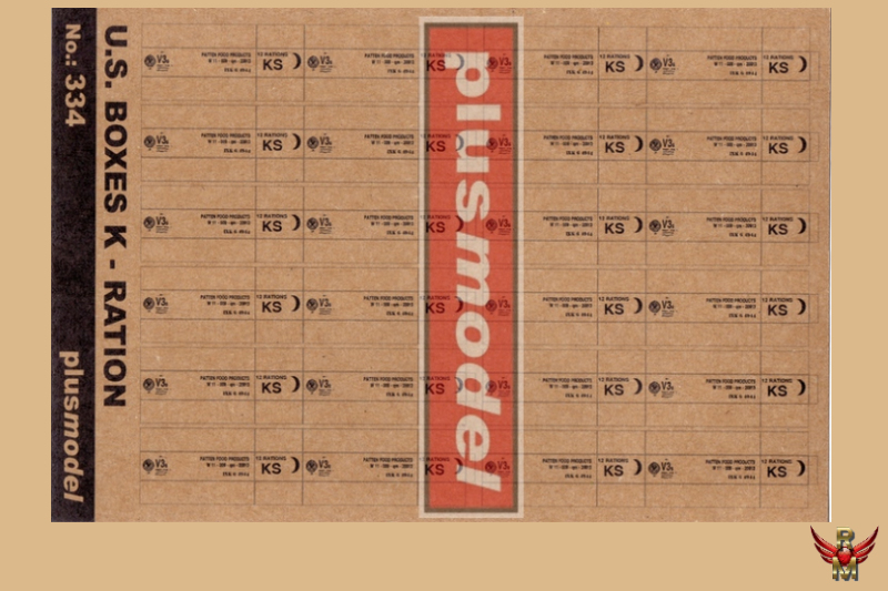 Plus Model 1/35 U.S. Boxes K-Ration