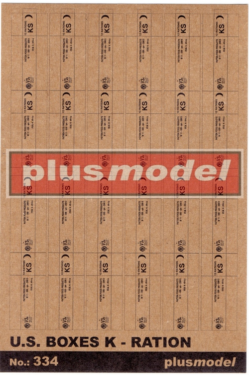Plus Model 1/35 U.S. Boxes K-Ration