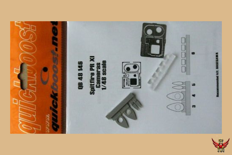 Quickboost 1/48 Spitfire PR XI Cameras