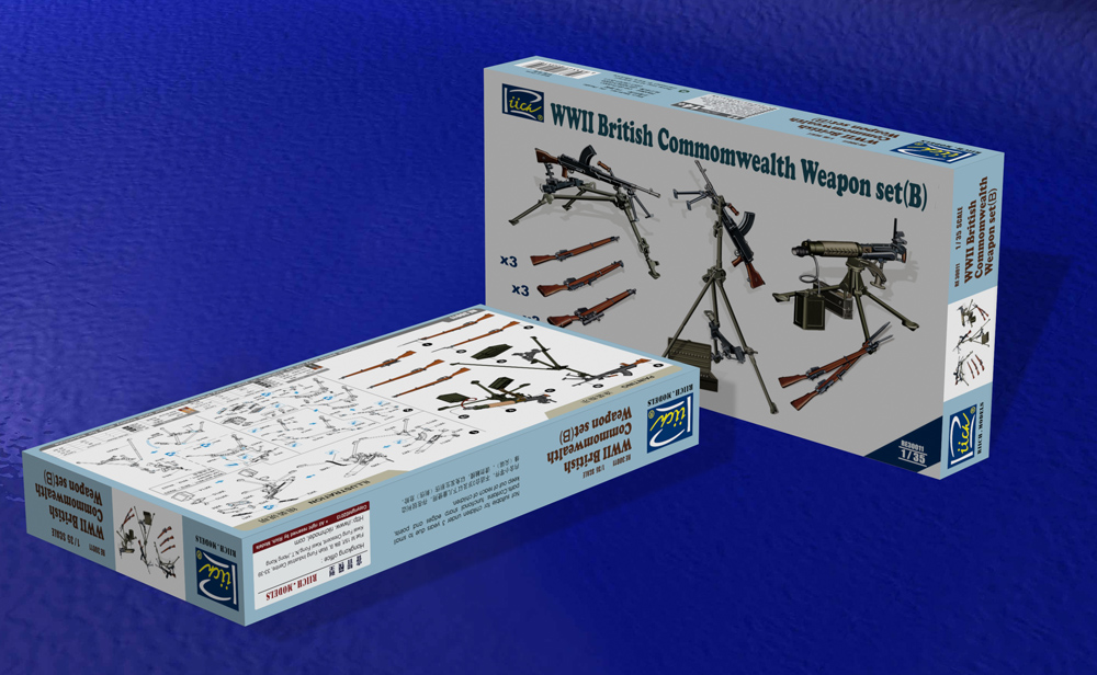 Riich Models 1/35 British Commonwealth WWII Weapon set B
