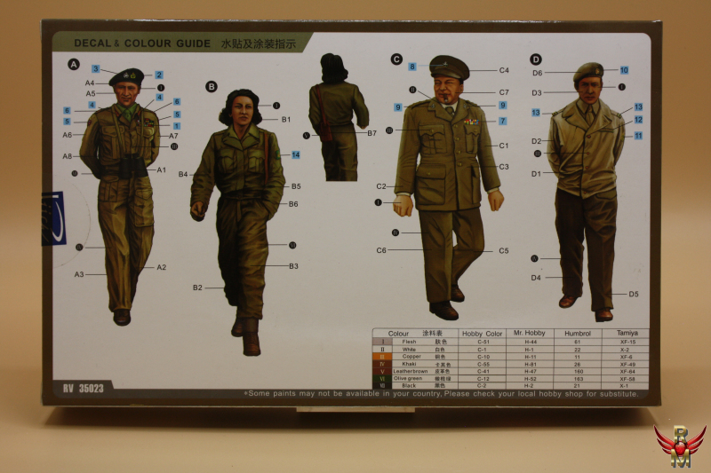 Riich Models 1/35 British Leader Set WWII Road to Victory