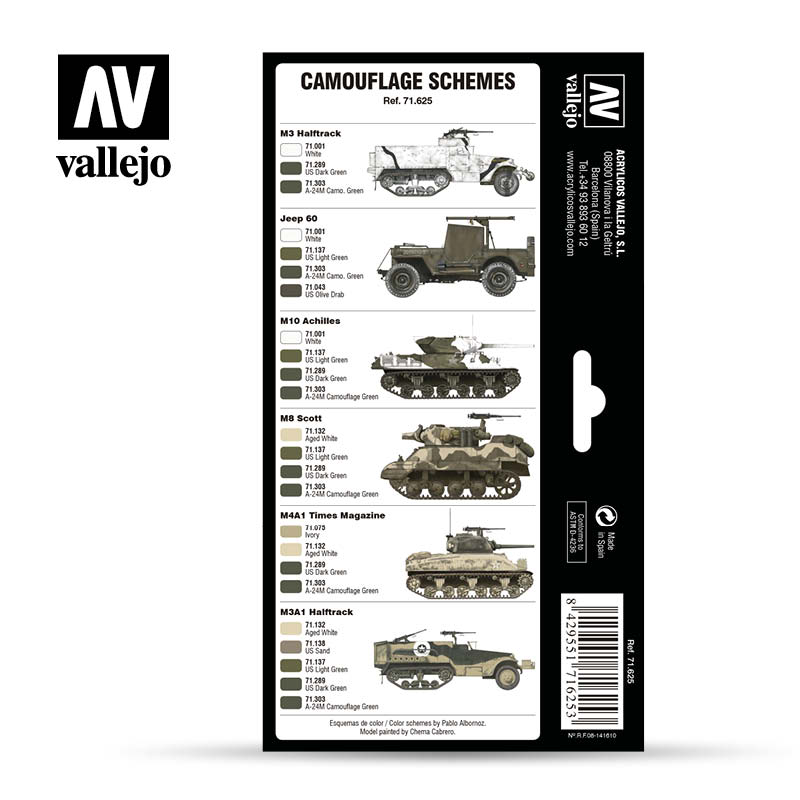 Vallejo AFV WWII US Army Europe and North Africa 1942-1945