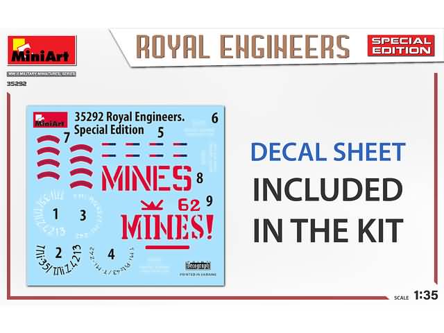 MiniArt 1/35 Royal Engineers Special Edition