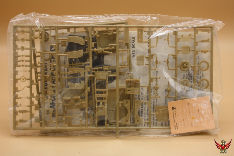 ESCI 1/72 US 3/4 Ton 4x4 Carrier Truck -