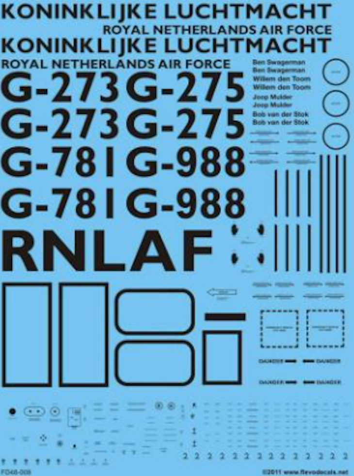Flevo Decals 1/48 336 Squadron C 130H C 130H-30 Hercules