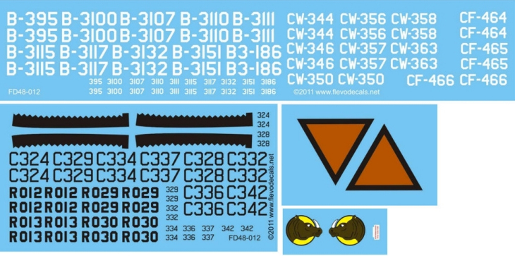 Flevo Decals 1/48 ML KNIL 1939 1942