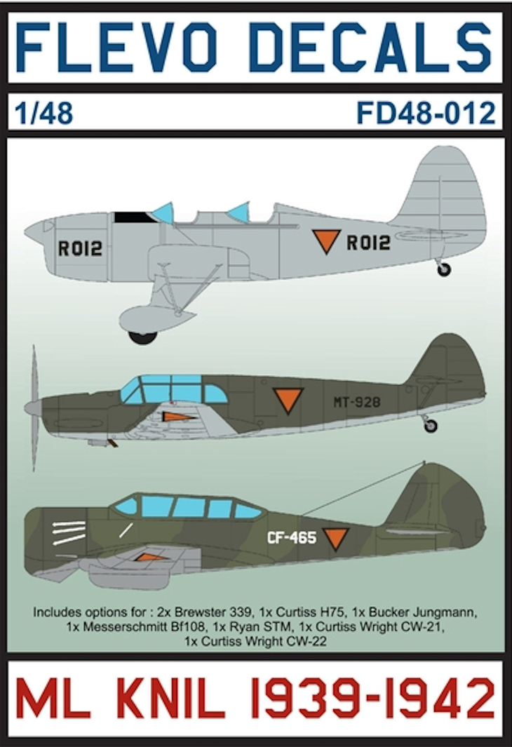 Flevo Decals 1/48 ML KNIL 1939 1942