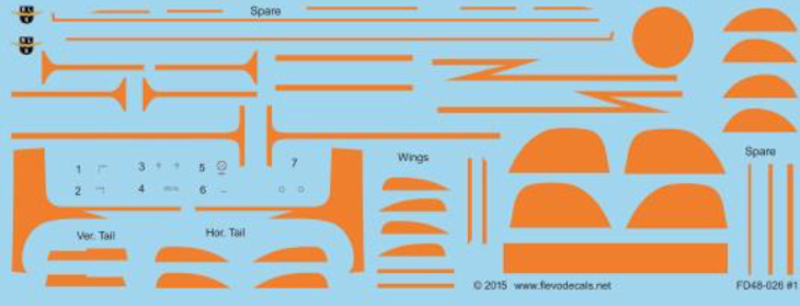 Flevo Decals 1/48 Rijksluchtvaartschool 1955 1978