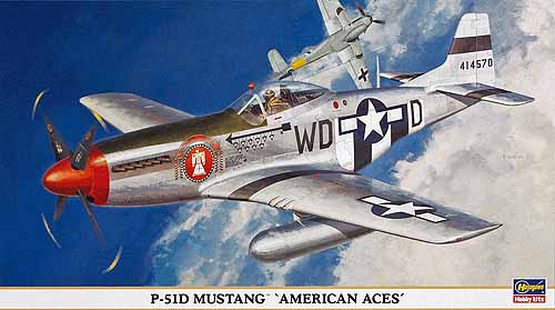 Hasegawa 1/48 P 51D Mustang American Aces