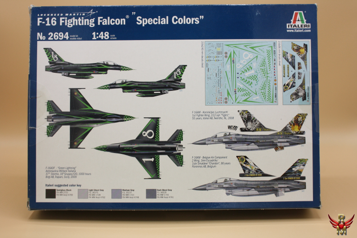 Italeri 1/48 F-16 Fighting Falcon Specials Colors