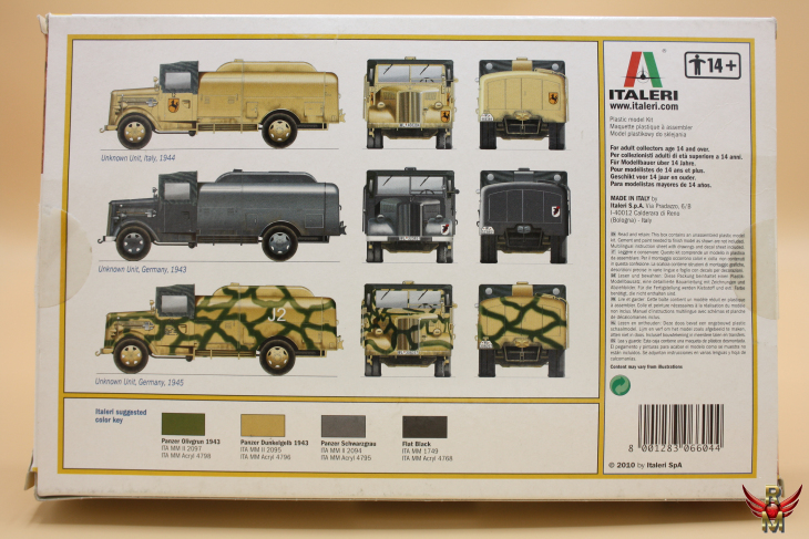 Italeri 1/48 German Kfz 385 Tankwagen
