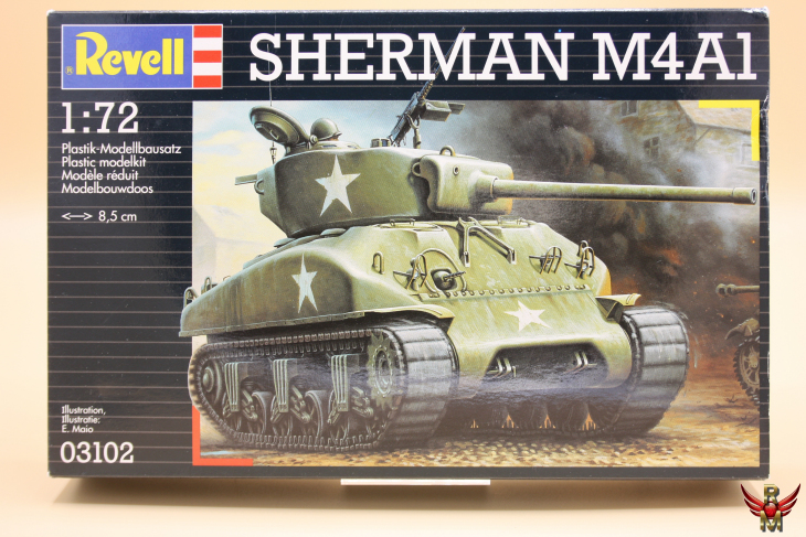 Revell 1/72 Sherman M4A1