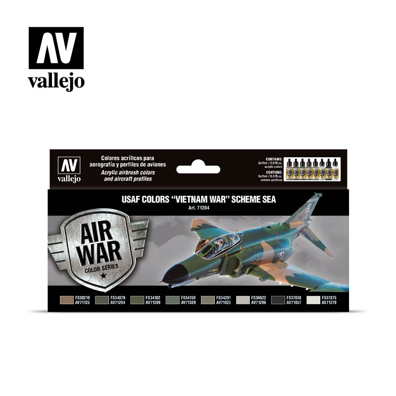 Vallejo USAF colors Vietnam War Scheme SEA (South East Asia)