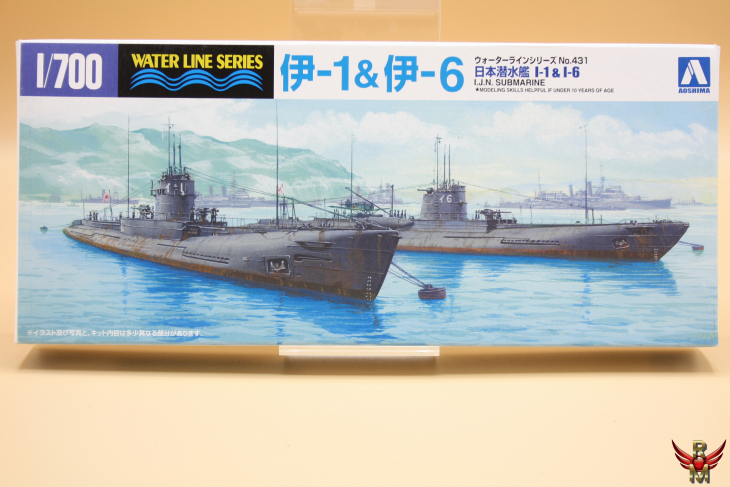 Aoshima 1/700 IJN Submarine I-1 and I-6 water line series