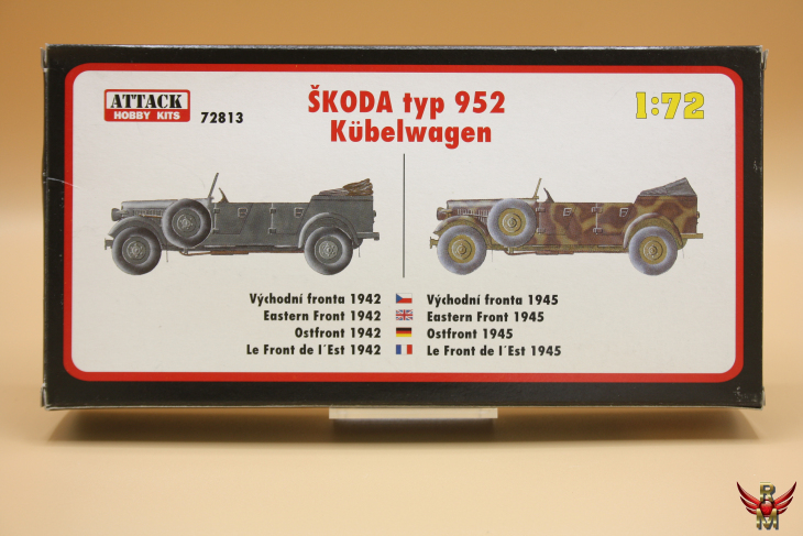 Attack Hobby Kits 1/72 Skoda typ 952 Kübelwagen