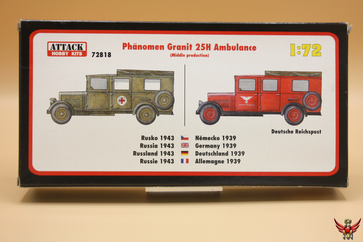Attack Hobby Kits 1/72 Phänomen Granit 25H Ambulance