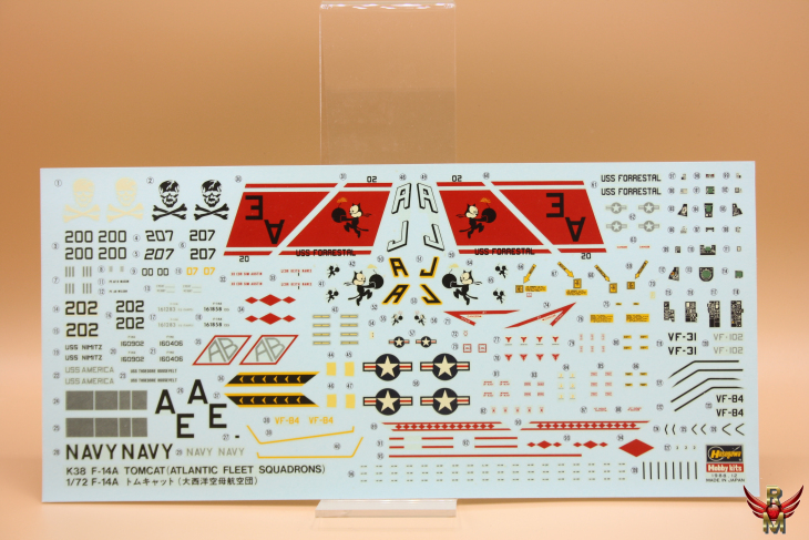 Hasegawa 1/72 F-14A Tomcat Atlantic Fleet Squadrons