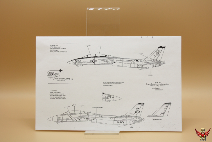 Superscale International 1/48 Decal F-14 Tomcats with Noseart