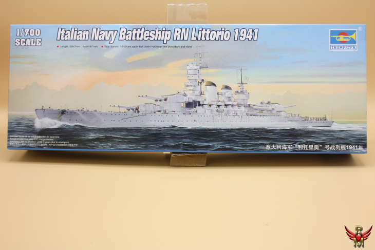 Trumpeter 1/700 Italian Navy Battleship RN Littorio 1941