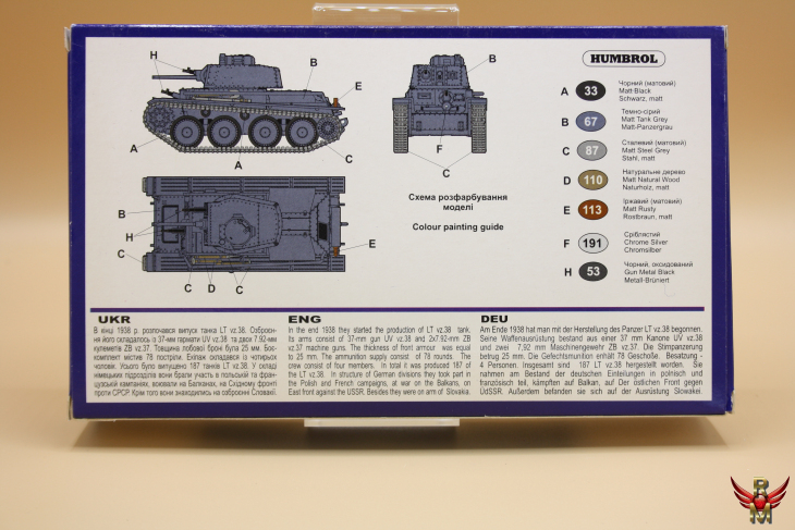 Uni Models 1/72 German Light Tank LT vz 38