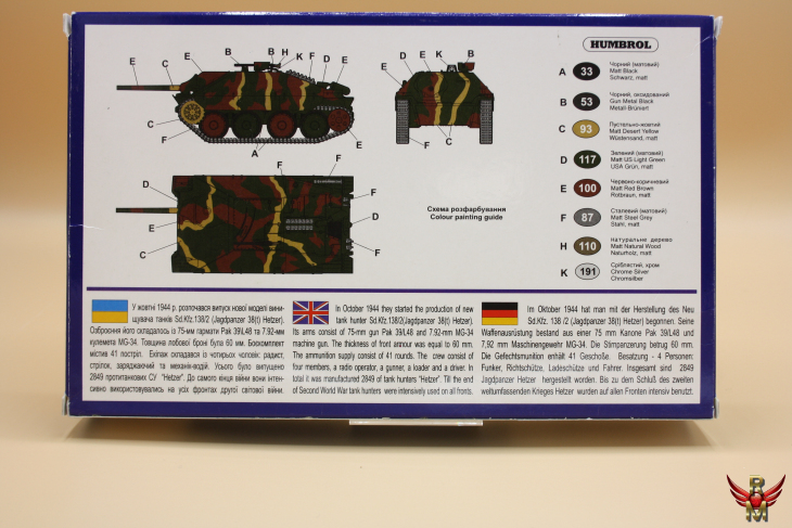 Uni Models 1/72 German Tank Hunter Hetzer late version
