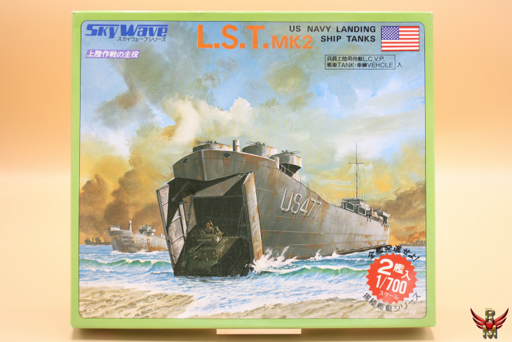 Skywave Pit Road 1/700 US Navy Landing Ship Tanks LST Mk 2 water line series
