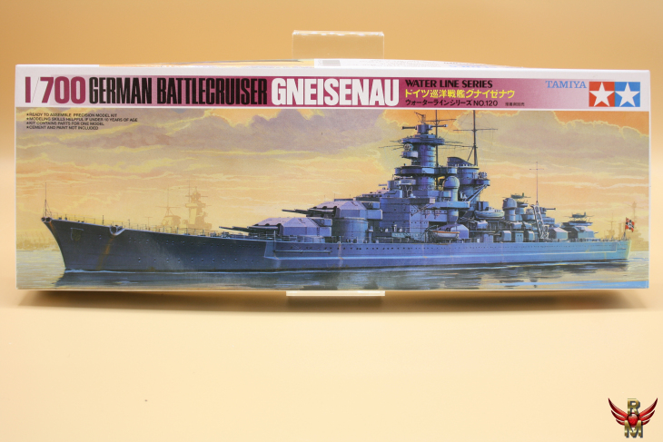 Tamiya 1/700 German Battlecruiser Gneisenau water line series