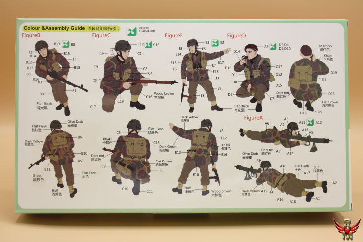 Bronco Models 1/35 WWII British Paratroops in Combat Set B