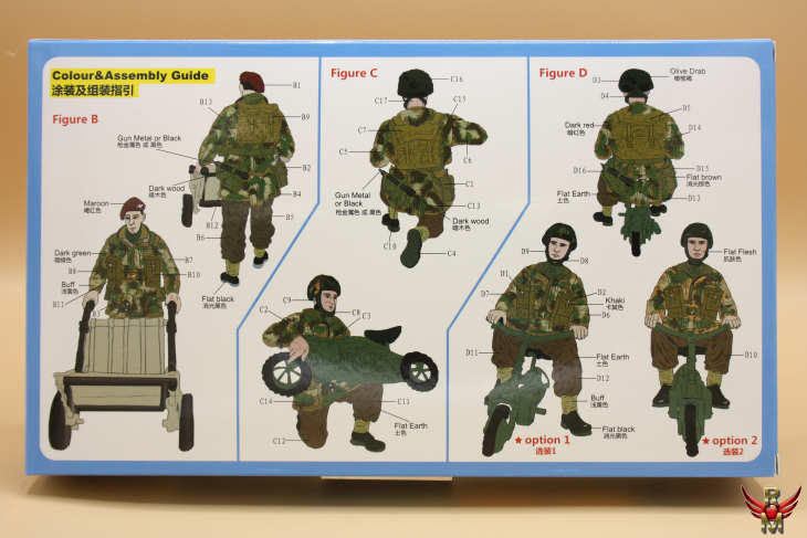 Bronco Models 1/35 WWII British Paratroops in Action Set B
