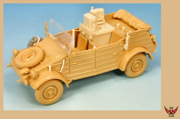 GASOLINE 1/48 German Radio Car Kubelwagen Conversion For Tamiya