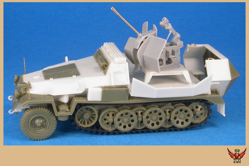 GASOLINE 1/48 German Conversion Hanomag Sd Kfz 251/17 2 cm Flak 38