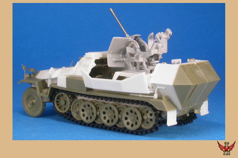 GASOLINE 1/48 German Conversion Hanomag Sd Kfz 251/17 2 cm Flak 38
