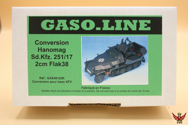 GASOLINE 1/48 German Conversion Hanomag Sd Kfz 251/17 2 cm Flak 38