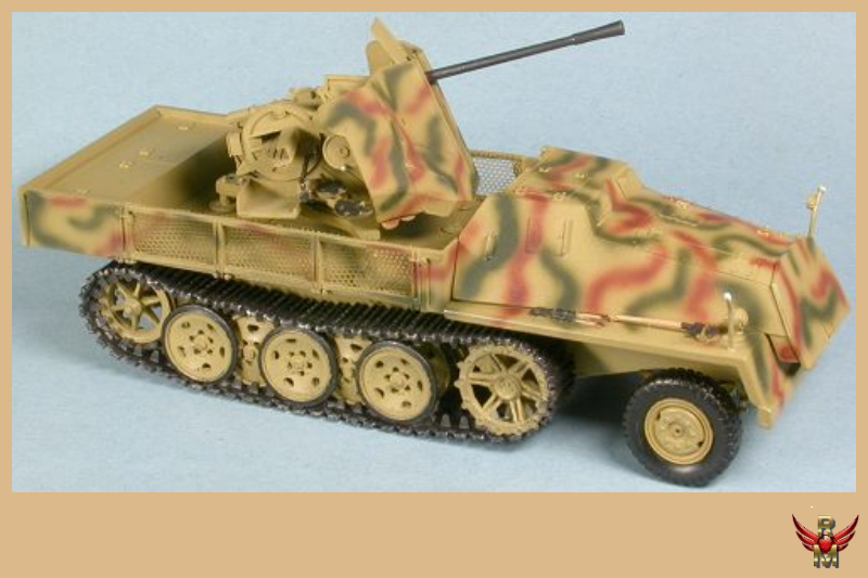 GASOLINE 1/48 German Schwerer Wehrmacht Schlepper 37mm Flak 43