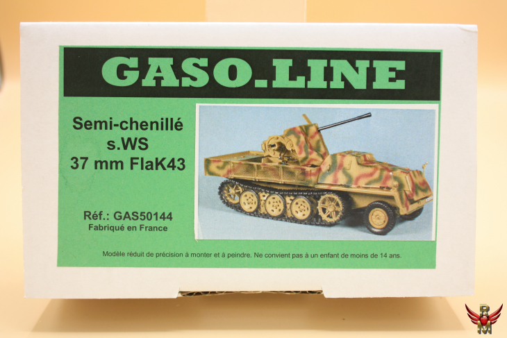 GASOLINE 1/48 German Schwerer Wehmacht Schlepper 37mm Flak 43