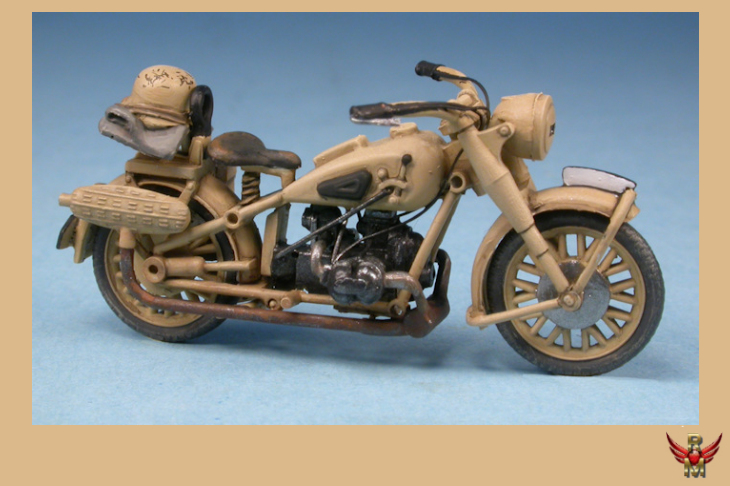 GASOLINE 1/48 German Motorcycle BMW R75