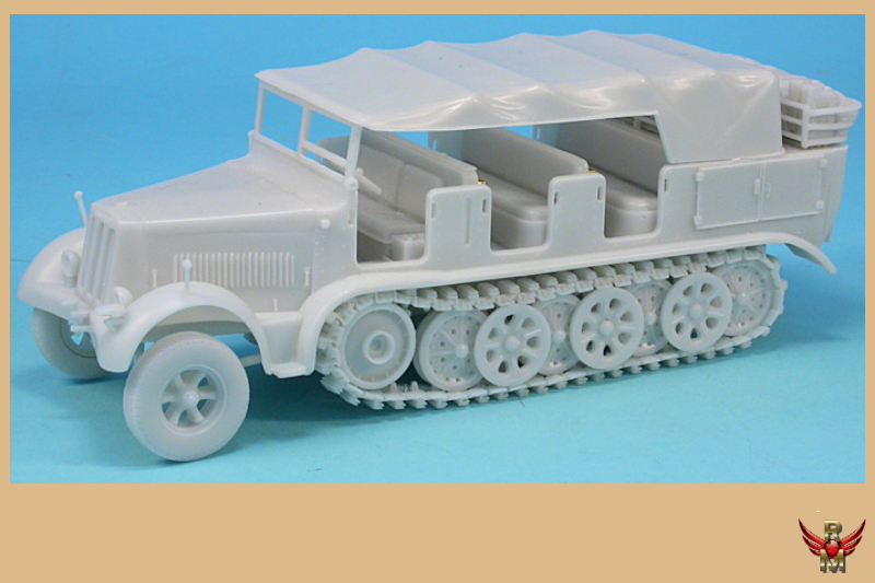 GASOLINE 1/48 German Halftrack Sd Kfz 7