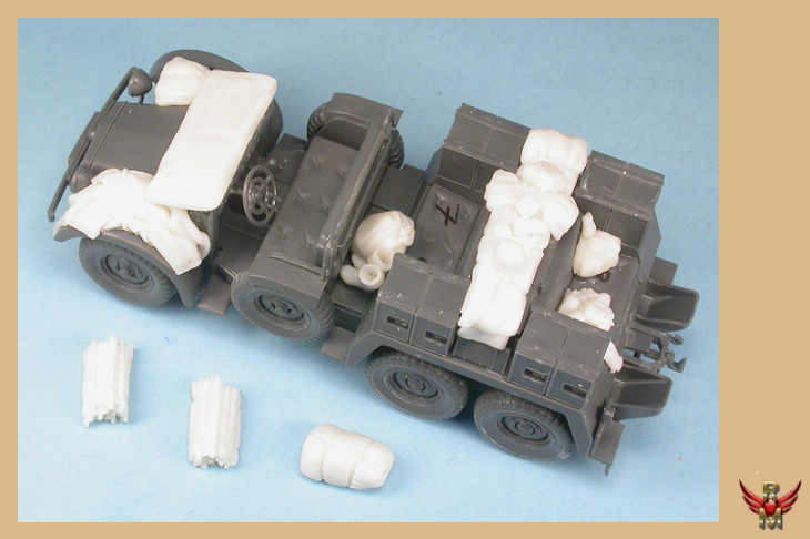 GASOLINE 1/48 German Krupp Protze L2H143 Kfz 69 Stowage