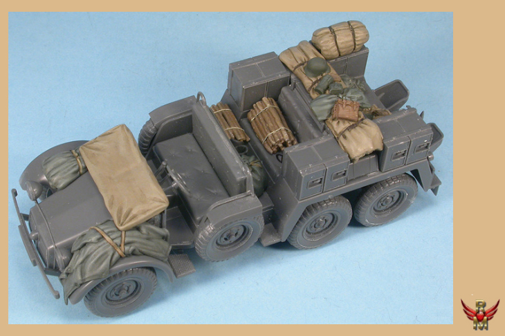 GASOLINE 1/48 German Krupp Protze L2H143 Kfz 69 Stowage
