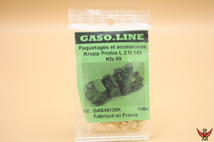 GASOLINE 1/48 German Krupp Protze L2H143 Kfz 69 Stowage