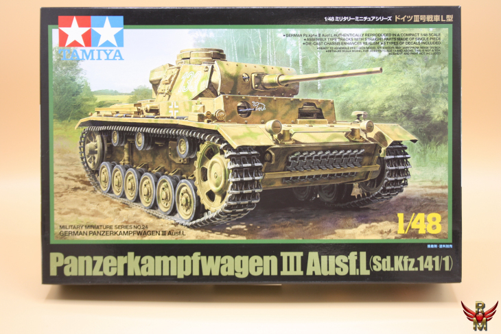 Tamiya 1/48 German Panzerkampfwagen III Ausf L (Sd Kfz 141/1)